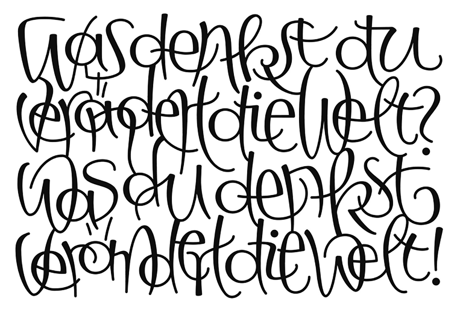 KalligraphieObjekte Kalligraphie Hoyer